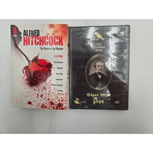 Alfred Hitchcock Master of the Macabre & An Evening w Edgar Allan Poe DVD Bundle